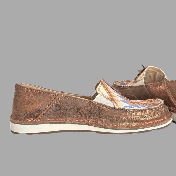 Ariat Metallic Aztec Blanket Cruiser Slip On Shoe Womens Size 8.5 NWOB - Picture 5 of 9